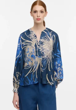 Damen Eterna Bluse Twill Langarm