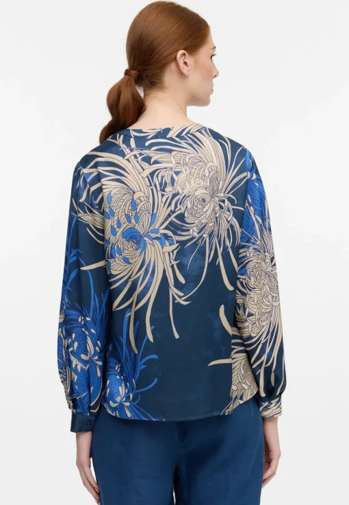 Damen Eterna Bluse Twill Langarm