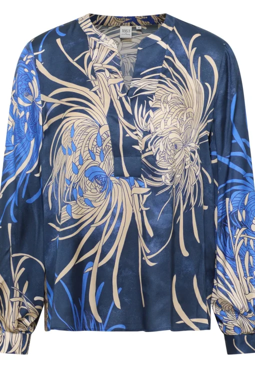 Damen Eterna Bluse Twill Langarm