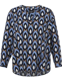 Damen Via Appia Due Bluse V-Ausschnitt