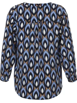 Damen Via Appia Due Bluse V-Ausschnitt