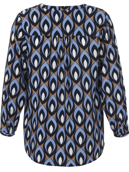 Damen Via Appia Due Bluse V-Ausschnitt