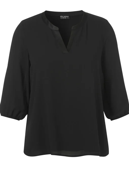 Damen Via Appia Due Bluse V-Ausschnitt