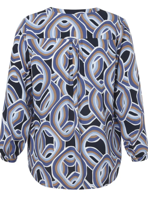 Damen Via Appia Due Bluse V-Ausschnitt