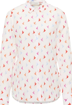 Damen Eterna Bluse Viskose Langarm