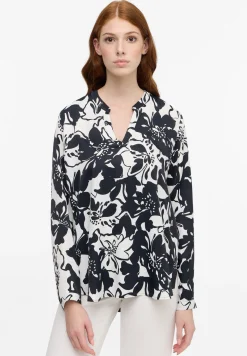 Damen Eterna Bluse Viskose Langarm