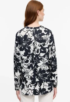 Damen Eterna Bluse Viskose Langarm