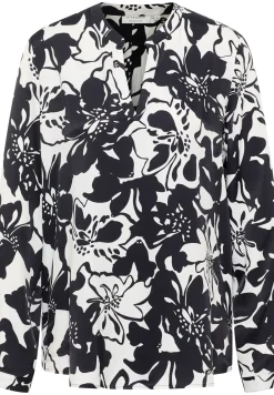 Damen Eterna Bluse Viskose Langarm