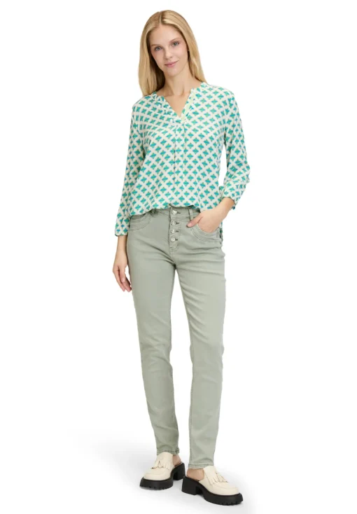 Damen Cartoon Blusenshirt