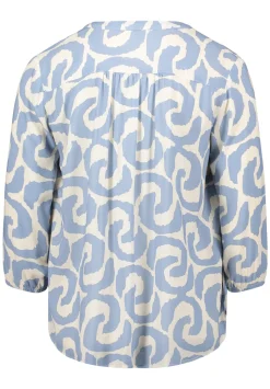 Damen Cartoon Blusenshirt
