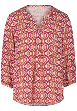 Damen Cartoon Blusenshirt