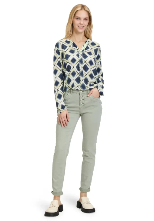 Damen Cartoon Blusenshirt