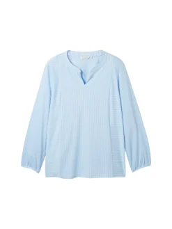 Damen TOM TAILOR Plus Blusenshirt mit Bio-Baumwolle