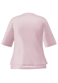 Damen Frank Walder Blusenshirt mit modischer Faltenpartie vorne
