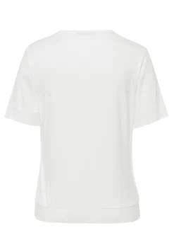 Damen Frank Walder Blusenshirt mit modischer Faltenpartie vorne
