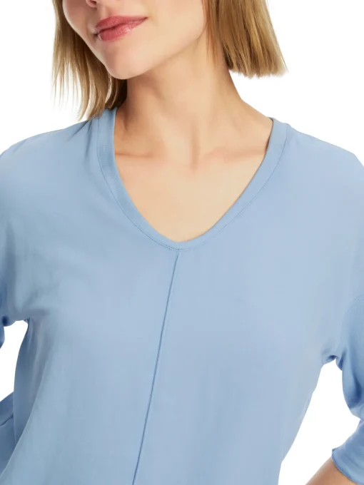 Damen Marc Cain Blusenshirt mit V-Neck