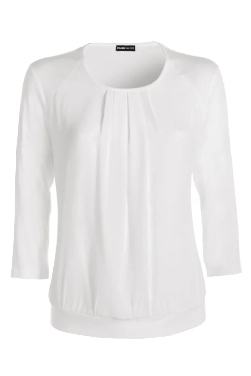 Damen Frank Walder Blusenshirt NOS mit unterlegtem Vorderteil