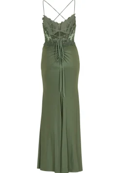 Damen Hey Kyla Bodycon Kleid mit Spitzenstickerei und Beinschlitz