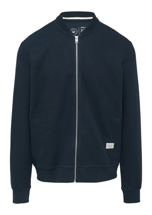 Herren s.Oliver Bombersweatjacke