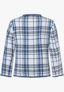 Damen More & More Bouclé Jacke kariert