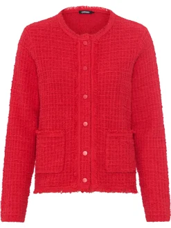 Damen Olsen Bouclé Strickjacke