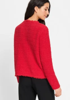Damen Olsen Bouclé Strickjacke