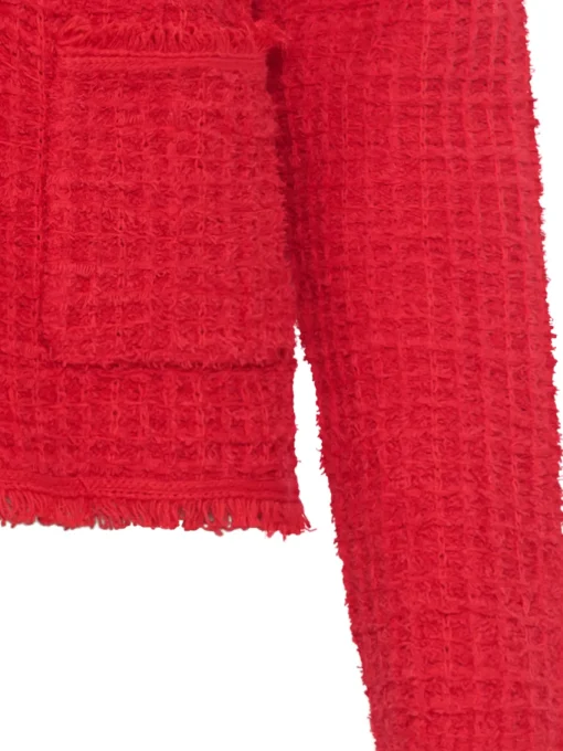 Damen Olsen Bouclé Strickjacke