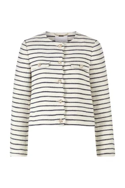 Damen Rich & Royal Boucle- Jacke mit Wellenkanten