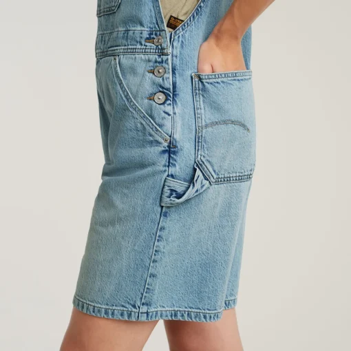 Damen G-Star Bowey Loose kurze Latzhose