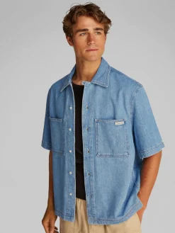 Herren Calvin Klein Jeans Bowler Overshirt