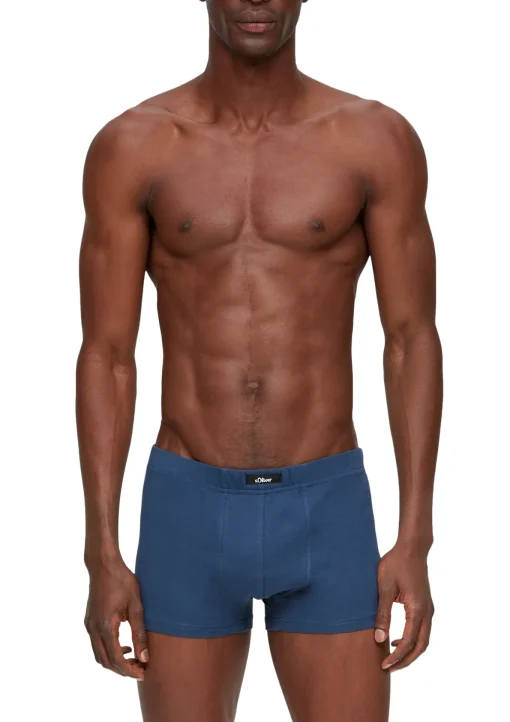 Herren s.Oliver Boxershort mit Label-Patch