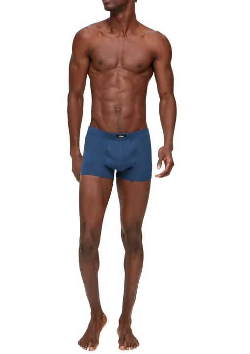 Herren s.Oliver Boxershort mit Label-Patch