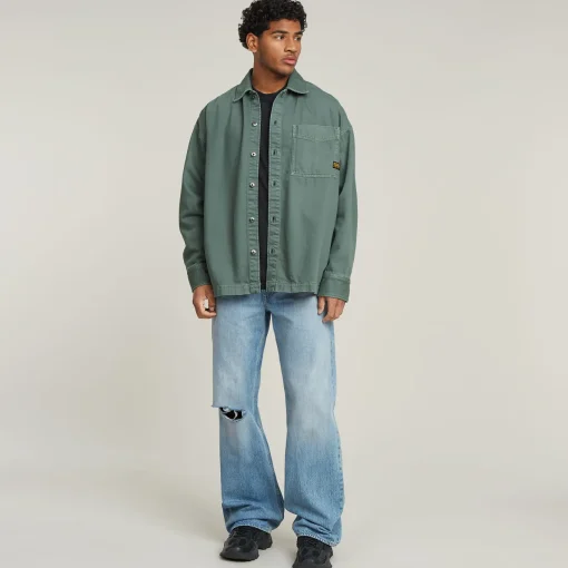 Herren G-Star Boxy Fit Overshirt
