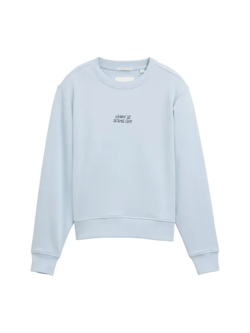 Kinder Tom Tailor Denim Boxy Fit Sweatshirt mit Print