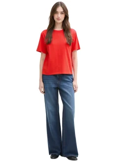 Damen Tom Tailor Denim Boxy Fit T-Shirt
