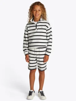 Kinder Tommy Hilfiger Breton Streifen Pullover