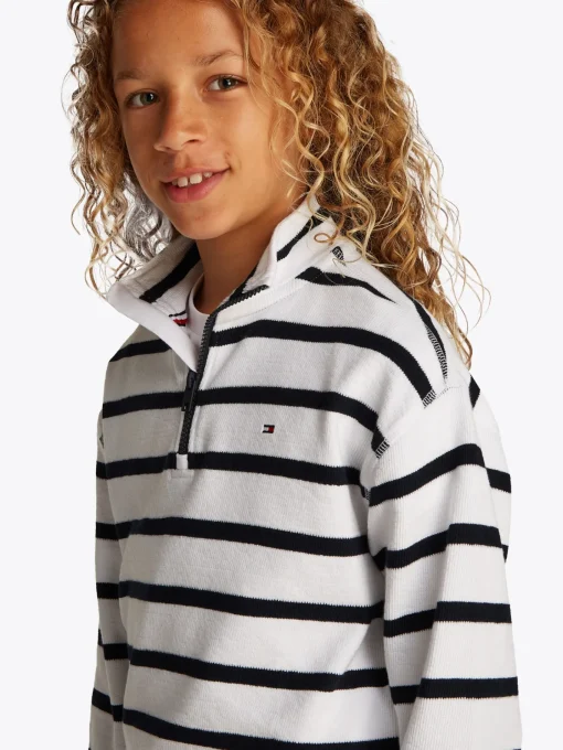 Kinder Tommy Hilfiger Breton Streifen Pullover