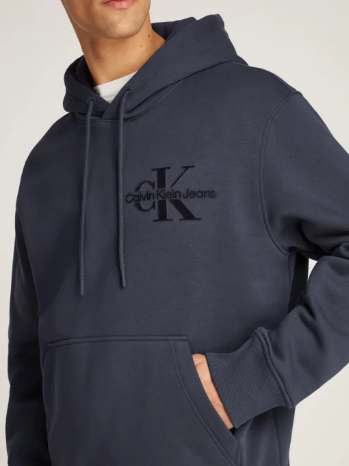 Herren Calvin Klein Jeans Bristle Monologo Hoodie