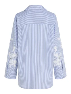 Damen Tommy Hilfiger Broderie Anglaise Bluse