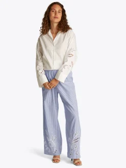 Damen Tommy Hilfiger Broderie Anglaise Hose