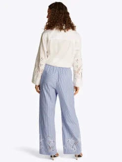 Damen Tommy Hilfiger Broderie Anglaise Hose