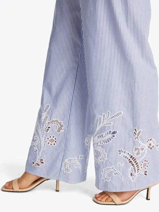 Damen Tommy Hilfiger Broderie Anglaise Hose