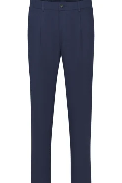 Herren Bugatti Bundfaltenhose mit Leinen