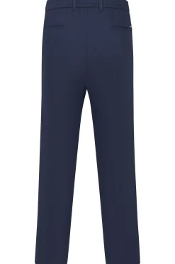 Herren Bugatti Bundfaltenhose mit Leinen