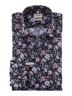Herren Olymp Businesshemd im Flower Look