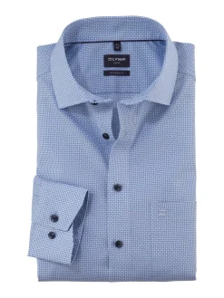 Herren Olymp Businesshemd mit Minimal-Print