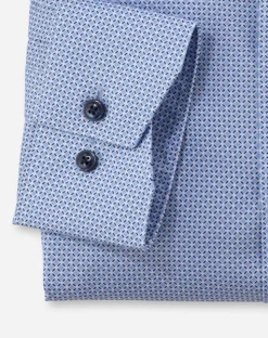 Herren Olymp Businesshemd mit Minimal-Print