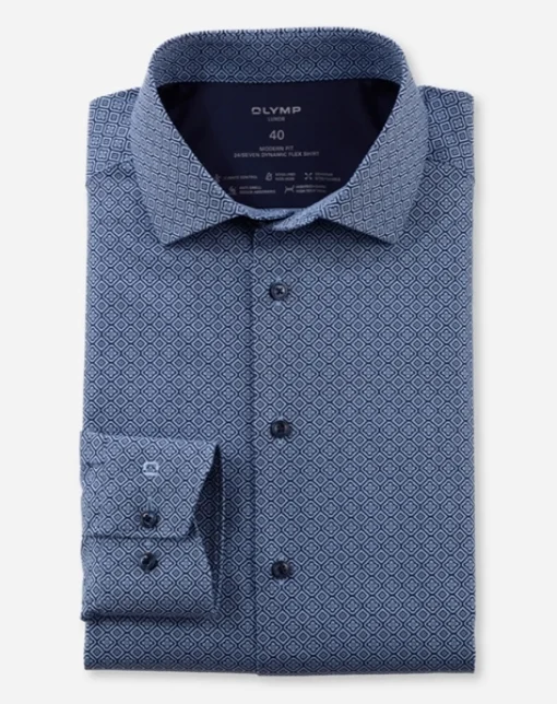 Herren Olymp Businesshemd Modern Fit 1/1-Arm