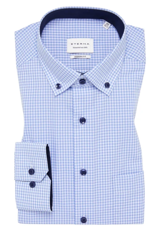 Herren Eterna Businesshemd Modern Fit 1/1-Arm