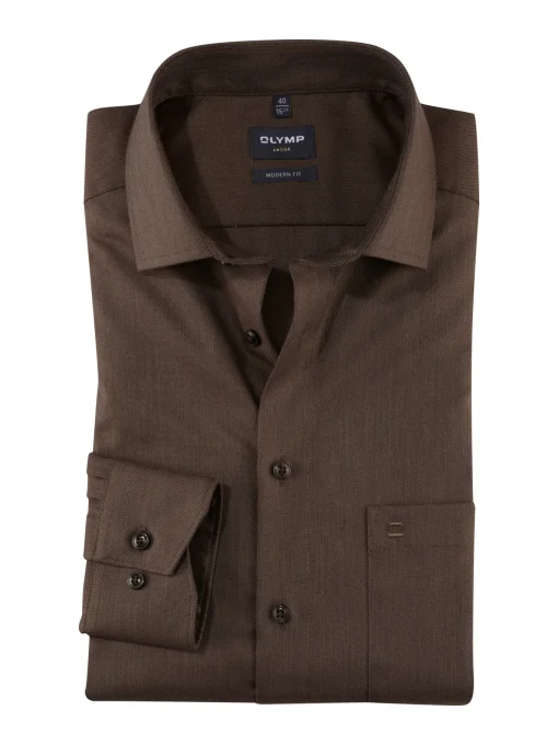 Herren Olymp Businesshemd Modern Fit Extra langer Arm